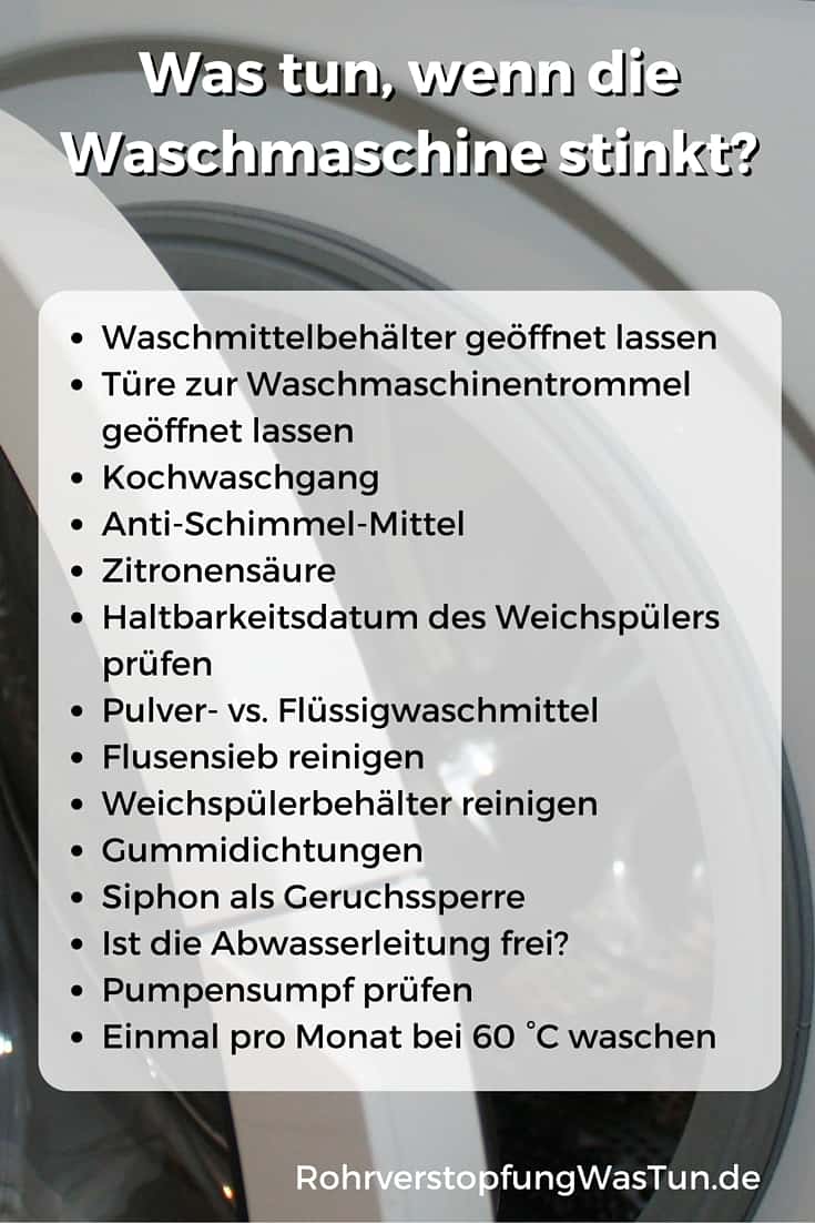 19 Tipps Gegen Muffig Riechende Wasche Nach Dem Waschen Rohrverstopfung